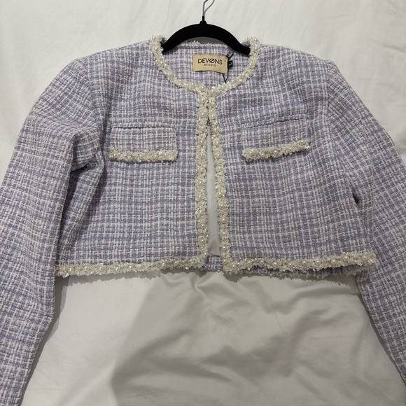 Brand new cropped tweed jacket - Picture 2 of 6